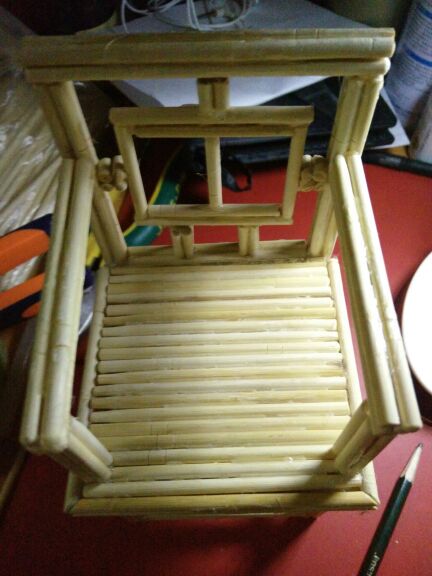 立体构成太师椅子手工制作三维作业模型筷子工艺品艺术设计可定做