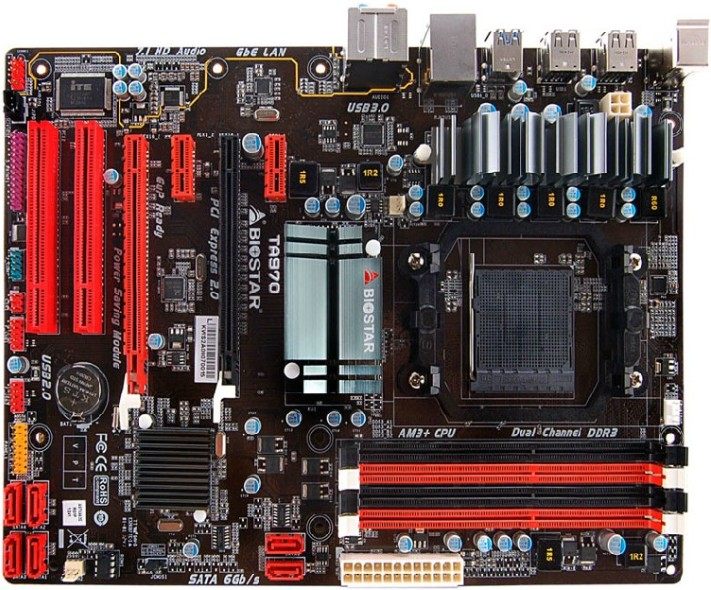 充新!biostar/映泰ta970ta970xe970开核主板am3am3 替m5a97