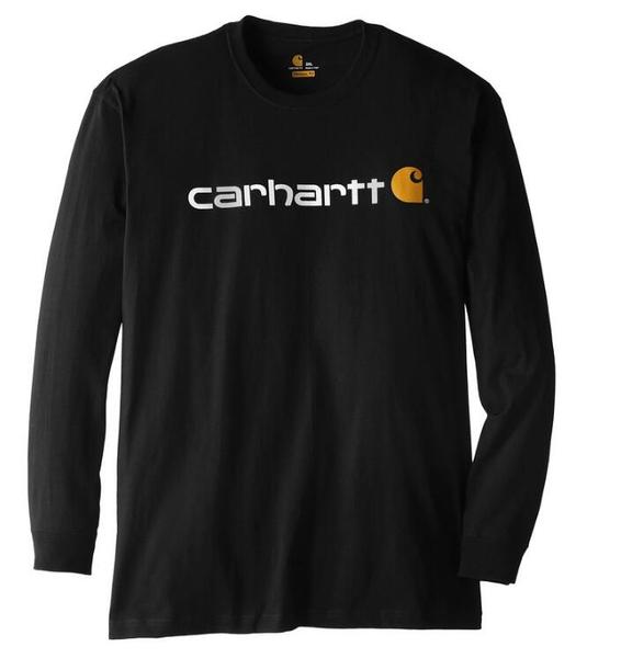 代购直邮carhartt men's tall signature logo midweight jersey