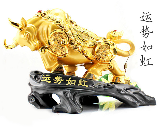 工艺品华尔街牛金牛铜牛大摆件十二生肖招财风水办公室开光吉祥物