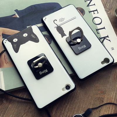 vivo x5pro手机壳vivix5prov带挂绳vovox5prod外壳创意指环v0韩国