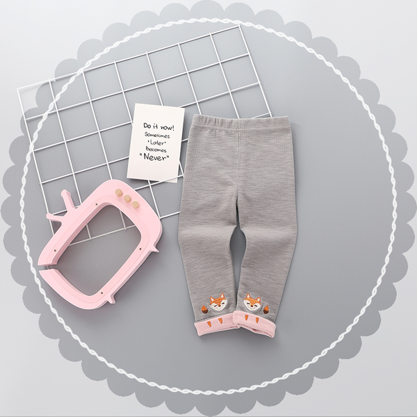 宝宝秋装2017新款婴儿童装长裤子韩版女童打底裤春秋薄1-2-3-4岁