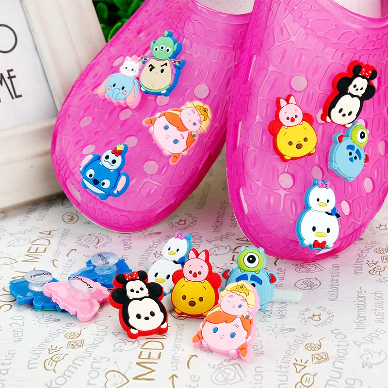 Mô hình vụ nổ Disney phim hoạt hình búp bê thể thao silicone ban nhạc cổ tay DIY trang sức nam và nữ vòng tay người lớn 21CM vòng tay gỗ trầm hương