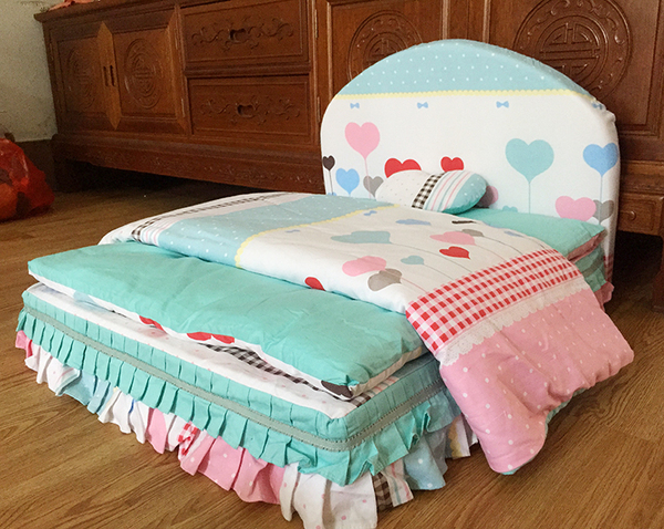 春夏宠物狗窝泰迪可拆洗狗屋垫子猫窝大型犬金毛狗床四季bjd娃床