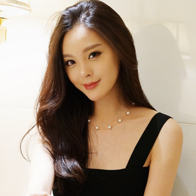 dreamy谢梦 预售 定制925银甜美珍珠项链大气锁骨链