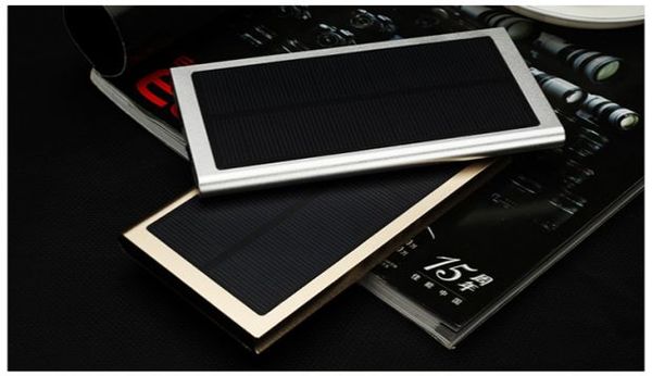 天书太阳能聚合物充电宝 铝合金外壳 双USB移动电源套件 DIY套料