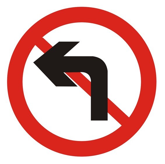 订做60cm铝牌反光标牌/限速铝牌交通标志牌指示牌限速5公里左转弯