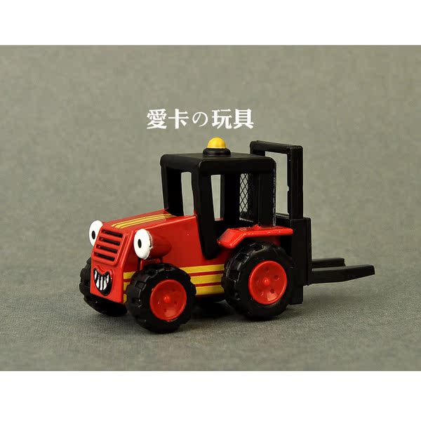 小汽车玩具车 巴布bob工程师合金车 工程车玩具 红色叉车 山姆斯x