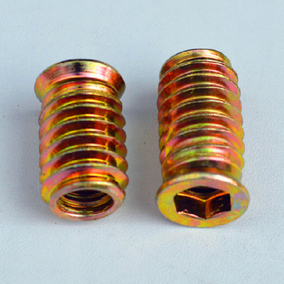 尖锋沉头铁带介内六角内外牙螺母家具预埋螺帽床沙发t型m6m8m10