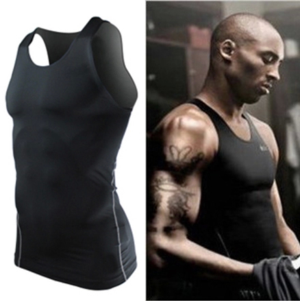 Exercise loose cotton vest male summer fitness training vest tide genuine waistcoat cut sleeve leotard M