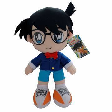 毛绒玩具柯南名侦探柯南公仔工藤新一 江户川柯南玩偶儿童节礼物