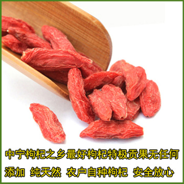 自产自销枸杞王中宁最好大特级极品贡果250g克苟杞子宁夏特产本地