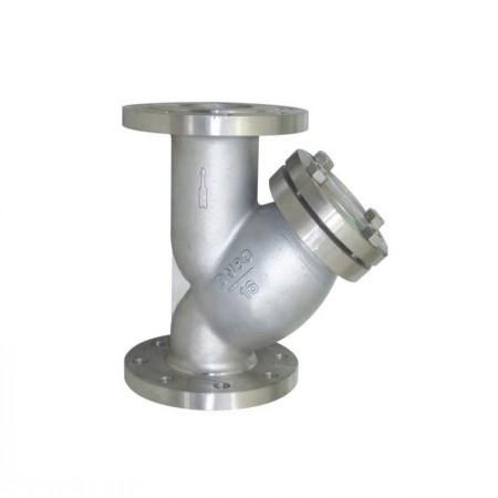 304 不锈钢法兰过滤器 不锈钢y型过滤器gl41w-16p dn50 dn65 dn80