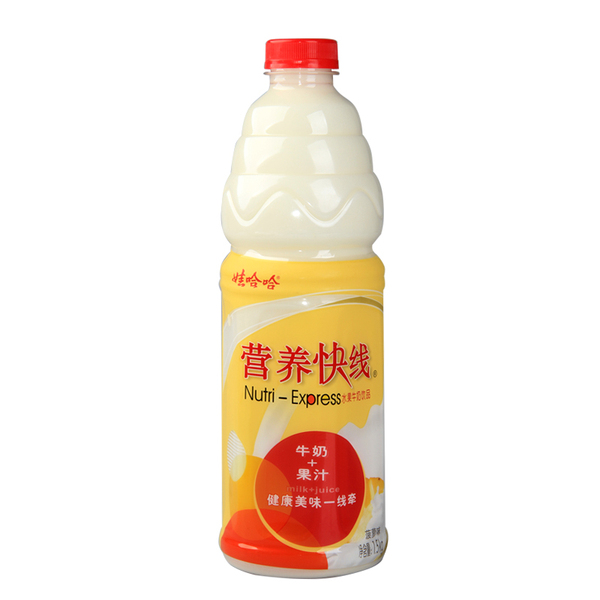 娃哈哈1.5营养快线菠萝味1.5l/瓶 大瓶快线 果汁牛奶饮料 6瓶包邮