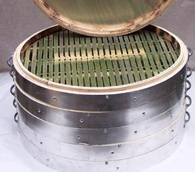 优质型外铝内竹结构陕西面皮凉皮蒸笼米皮面皮蒸笼笼屉一层