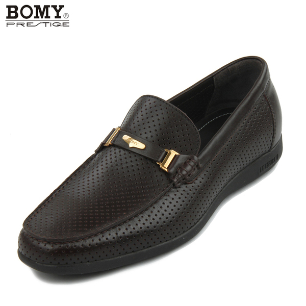 bomy/宝威正品男鞋 舒适透气商务款冲孔鞋子 c638114-1c