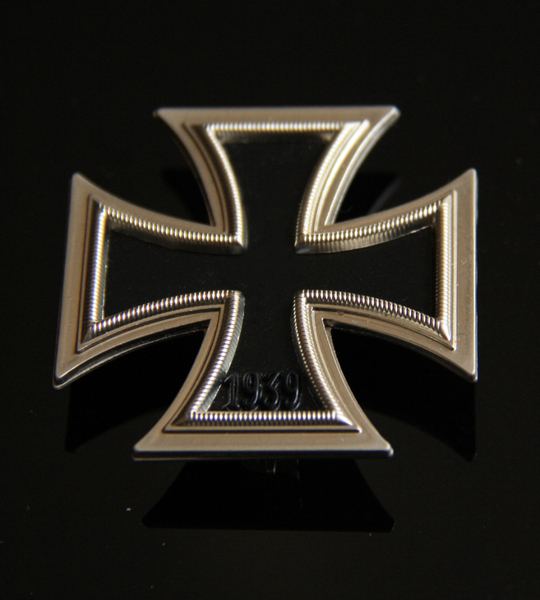 德军金属徽章 德军十字胸章 高档三片式胸针十字勋章