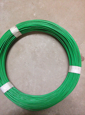 包塑铁丝,扎线,扎丝,捆扎线,绿色盘线,园艺绑扎线 1kg 200米