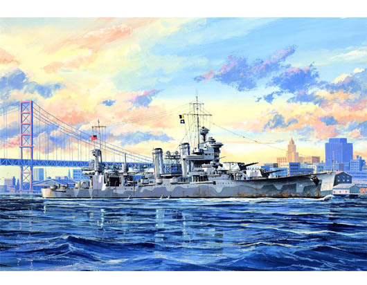 恒辉满额包邮小号手 1/700 美国海军昆西号重巡洋舰ca-39 [05748]