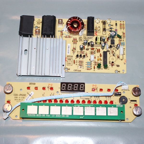 奔騰電磁爐配件電線路板原裝主板顯示pg02控制pg11/pg98t/cg2111