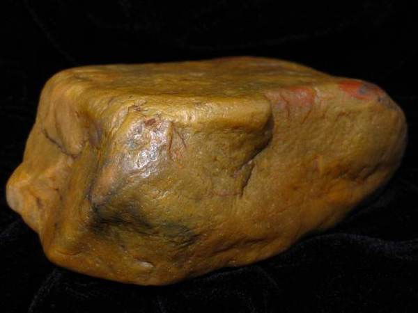 588g昌化田黄原石j27田黄石薄意雕件闲章毛料[皇冠信誉]漂亮皮封