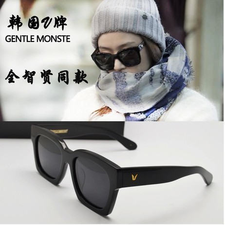 韩国代购v牌太阳眼镜男女千颂伊gentle monster偏光镜复古潮墨镜