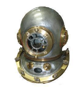 专业潜水工程潜水装备 通风式全铜头盔重潜装具