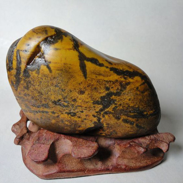 天然奇石/广西石/特色水冲石/河卵石/孤赏石/怪石{草花石2}