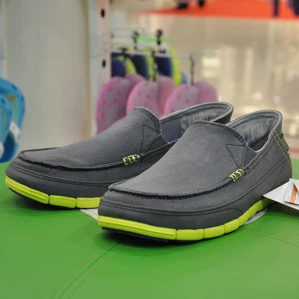 包邮crocs新款正品代购卡洛驰男士舒跃奇便鞋帆布休闲男鞋#14773