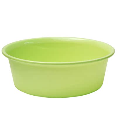 爱丽思iris彩色塑料圆形脸盆水盆宝宝洗脸盆洗脚盆洗pp盆子爱丽丝