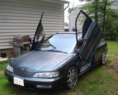 原装位无需焊接专剪刀门鸥翼门本田雅阁 accord 94-9 lambo door