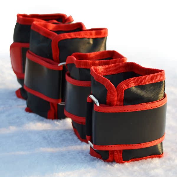 包邮沙袋绑腿 可调隐形沙包铁砂绑脚绑手腕拳击 跑步运动负重装备