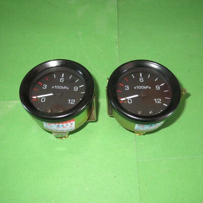 货车气压表农用车卡车变型拖拉机气压表 改装气压表孔径10/12毫米