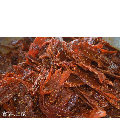 湖南益陽特產 橡機 散裝麻辣肉 豬肉片豬肉脯 零食小吃超辣熟食