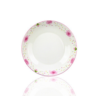 特价 正品韵唐柔情似水7寸富贵盘 饭盘 汤盘 菜盘子 陶瓷餐具