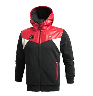 way of wade李宁韦德之道男子篮球系列开衫连帽卫衣awdj011-1