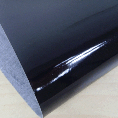 pu皮革 黑色镜面