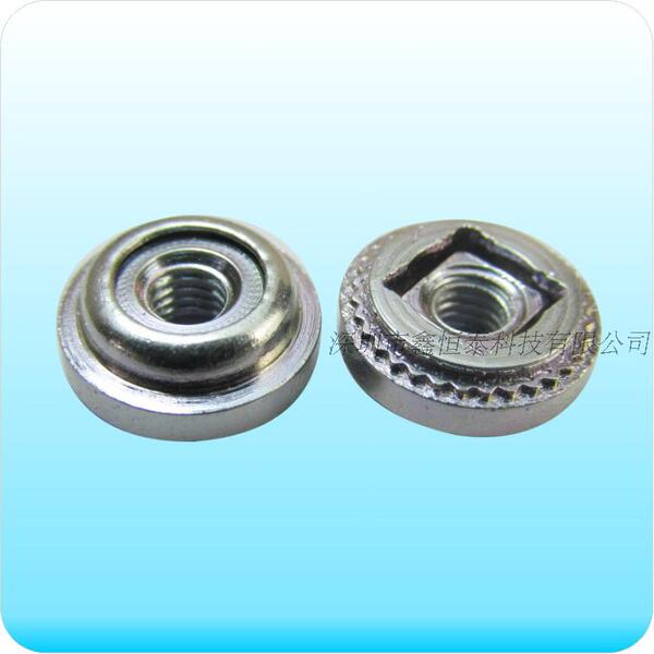 碳钢镀锌浮动螺母非自锁压铆螺母pem自扣紧固件as-m3-1/2 底孔7.