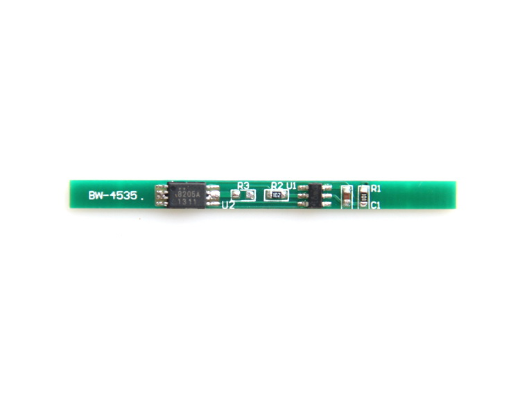 A single lithium battery protection board polymer battery protection board 3.7v single string protection board DIY