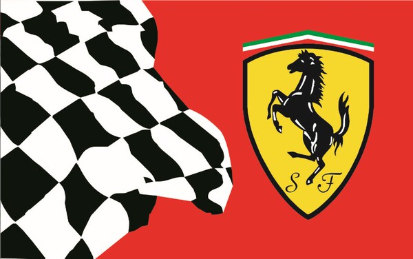 4号f1 f1法拉利旗帜 法拉利赛车旗,车队旗,其它规格也有 多款选