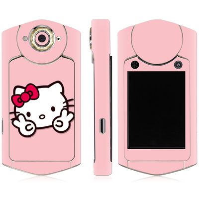 免邮 卡西欧 tr500 相机贴膜 可爱卡通 hellokitty相机全身贴