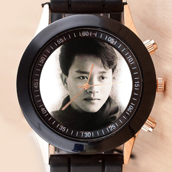 【时光屋】 张国荣手表定做 永远的哥哥leslie 明星纪念品周边