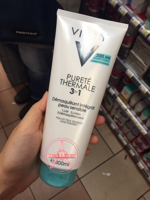 法国代购 薇姿泉之净卸妆乳/全面卸妆乳三合一洁面300ml 15年新版