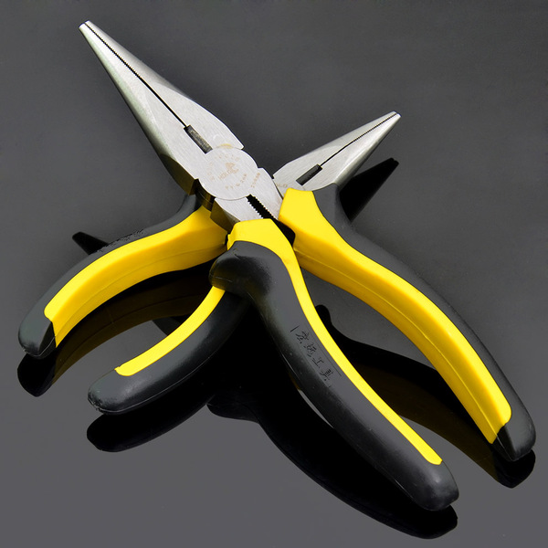 hold尖嘴钳子尖咀钳子 五金工具维修尖头钳尖口钳子 6寸8寸小钳子