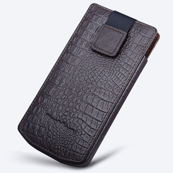 莓p9982手机壳 黑莓p9983手机套 p9983真皮套 p9982保护套黑