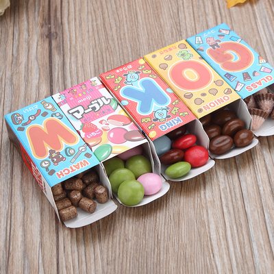 香港代购 日本进口明治五宝豆豆糖 巧克力五盒