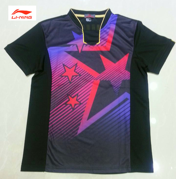 Li Ning 2014 Incheon Asian Games table tennis team tennis tournament short-sleeved shirt dress clothes