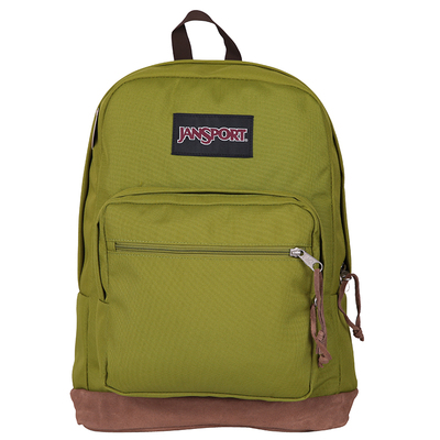jansport杰斯伯官方正品麂皮底15寸电脑双肩包typ7 04x苔藓绿