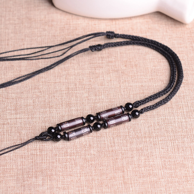 项链绳饰品配饰银丝檀木挂绳红绳翡翠水晶挂件绳吊坠线玉坠玉佩绳