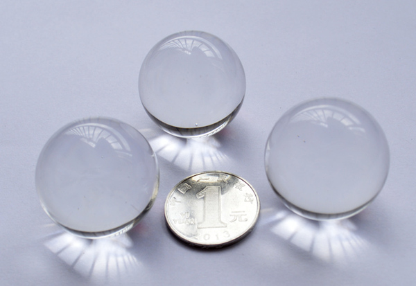 直径3cm透明玻璃珠 30mm手工珠 桌面摆设装饰水晶球 光滑4.5元/个